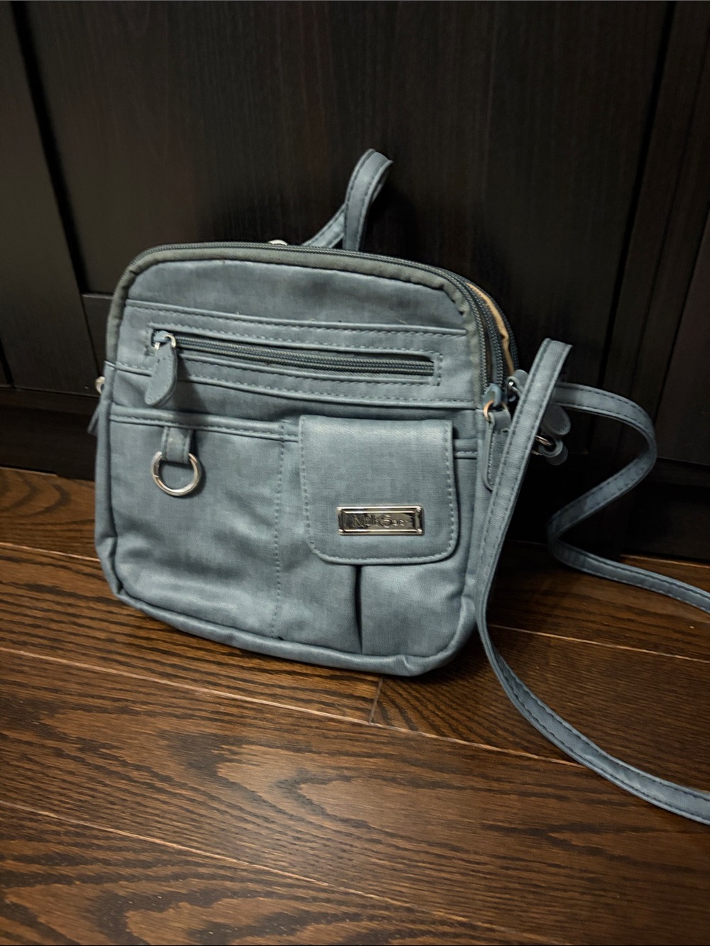 Crossbody Messenger Bag with Front Pocket